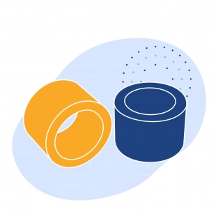 Втулка бронзовая 115 мм БРОФ10-1