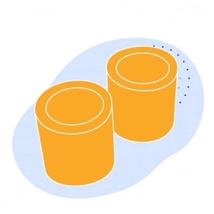 Капролоновая втулка 450х1400 мм серая ПА 6-МГ