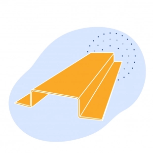 Корытный профиль стальной 60х43х22х2 мм Ст3пс ГОСТ 8283-93