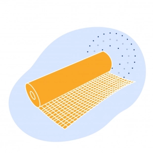 Стальная штукатурная сетка 0.55х0.22 мм Ст20 ГОСТ 3826-82