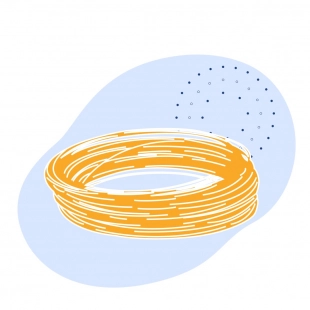 Канат одинарной свивки ТК 4.2 мм ГОСТ 3064-80