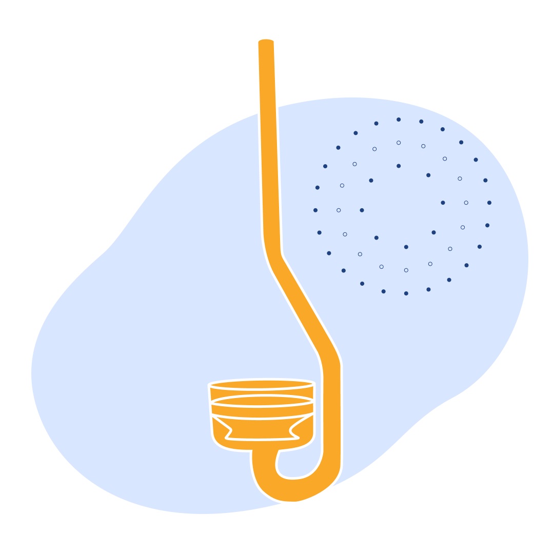 Газопромыватель ГФП-40 пор-16 мкм 40х200 мм