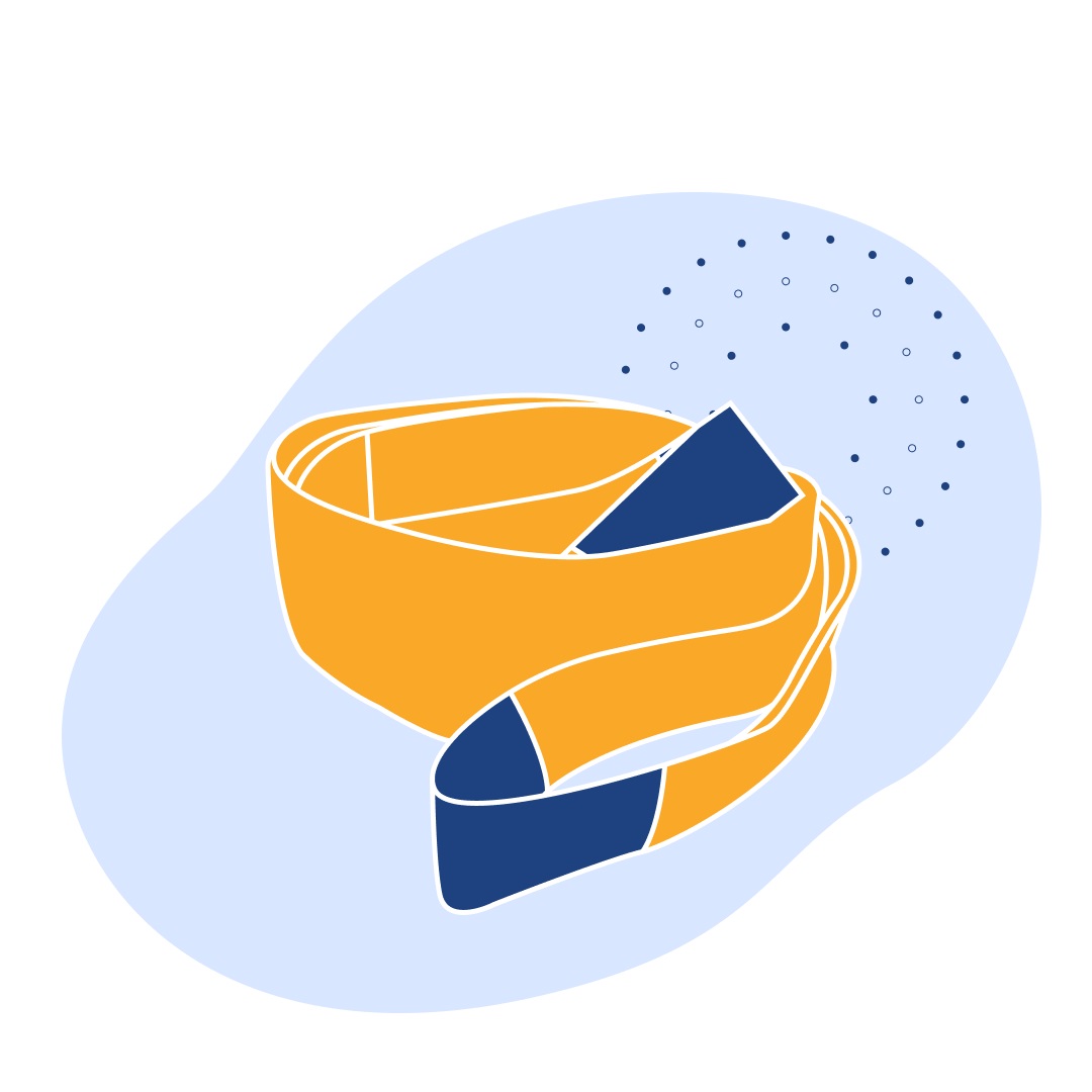 Строп двухпетлевой текстильный фиолетовый 1 т 1 м