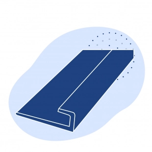 L-образный профиль стальной 100х63х8 мм 08пс ГОСТ 8510-86