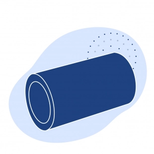 Полиэтиленовая газовая труба 560х50.9 мм SDR 11 ПЭ 100 оранжевая