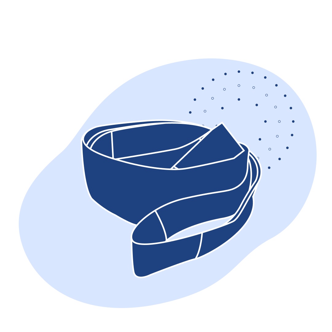 Строп двухпетлевой текстильный фиолетовый 1 т 1 м