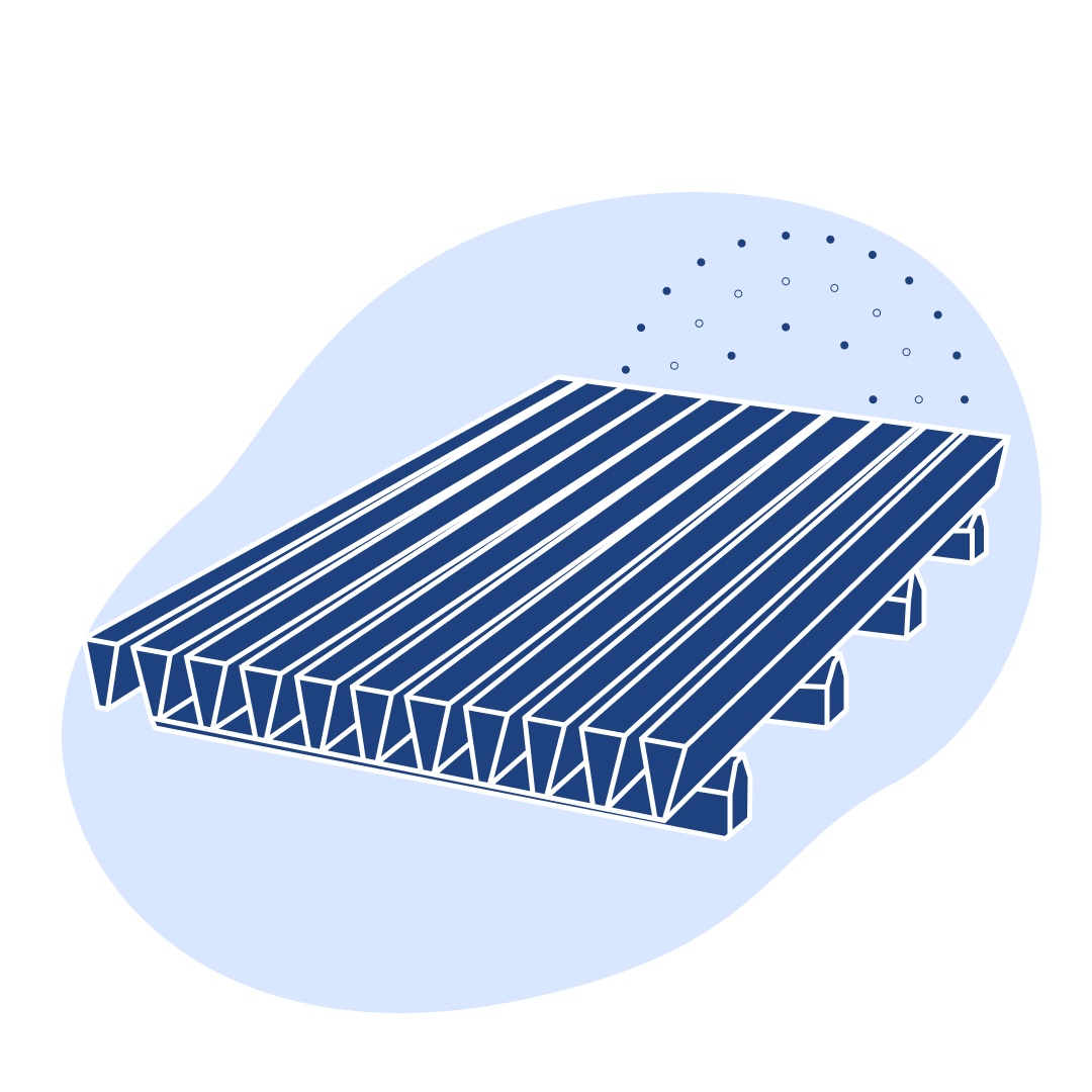 Сварное щелевое сито AISI 316